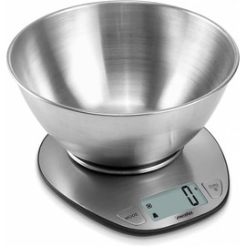 Adler Kitchen Scale with Bowl MS 3152, Stainless Steel Multicolour, One Size