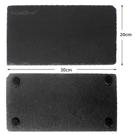 爬虫類の岩 亀乾燥ボード 床材 飼育ケースライナー 保温 保湿 フードプレート 飼育ケース内装 爪を磨くために使用 (30cm*20cm)