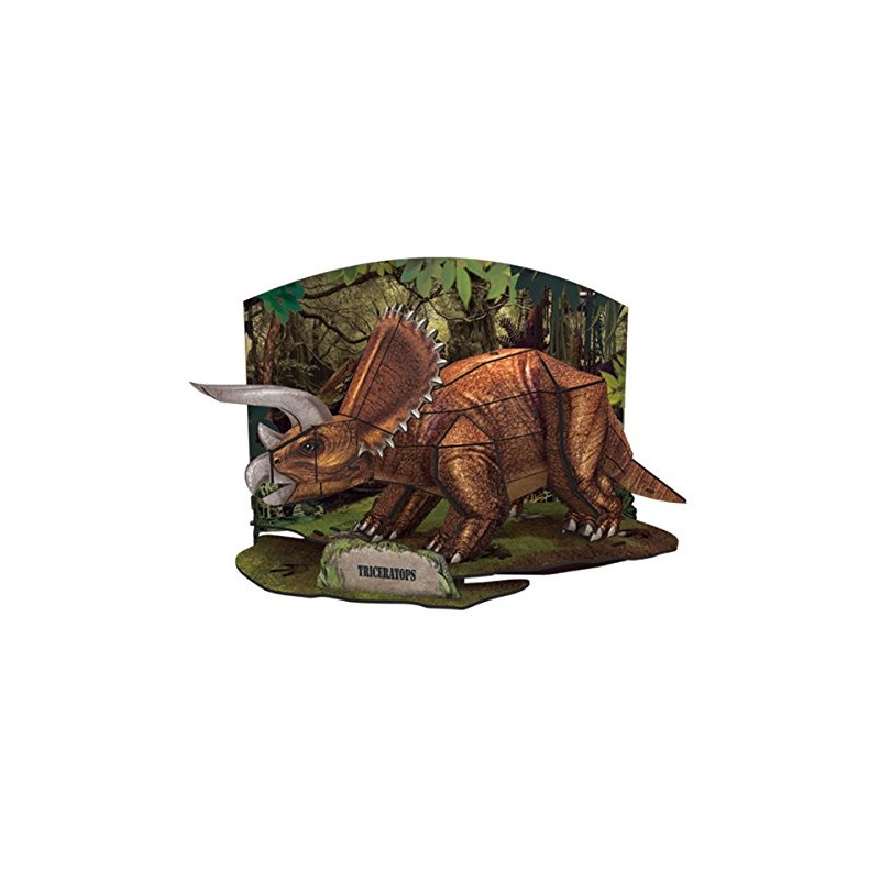 Simba 106136573 - 3D-Puzzle Triceratops, braun
