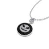 Jeulia Pumpkin King Sterling Silver Necklace Skull Design Jack Skeleton
