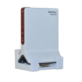 CraftEdge3D EasyClick passgenauer Wandhalter für Fritz!Box 6820 LTE, auch als Deckenhalterung, in jeder Richtung montierbar, inklusive Montagematerial.