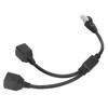 RJ45 Ethernet Adapter Cable Extension Function 1 to 2 Port