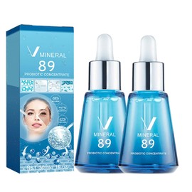 2PCS Mineral 89 Probiotic, Mineral 89 Serum, Esencia Facial, Hidratación Intensa, Reduce la Aparición de Líneas Finas.