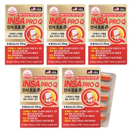 Insa Pro Q 1500mg x 60 tablets, 5 boxes, 10 month supply H / 인사프로 큐 1500mg x 60정 5박스 10개월분 H