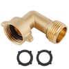 90-Degree Hose Elbow For RVs — Solid Brass Construction, Features