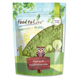 Food to Live Barley Grass Powder, 12 Ounces - Ground Whole Raw Dried Young Leaves, Fine Milled, Kosher, Vegan Superfood, Bulk. Rich in Fiber, Protein. Great for Juices, Instant Breakfast Drinks