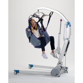 Patient Aid Full Body Padded Divided Leg Sling with Neck & Back Support for Bathing & Toileting, Patient Transfer Aid with 225-450 lbs Weight Capacity (Large) Works with Popular Patient Lift Brands