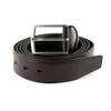 Lloyd leather belt, black and brown, colour: brown tones, length:
