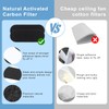 12 Pack Ceiling Fan Filters for Blades Activated Carbon, Fan