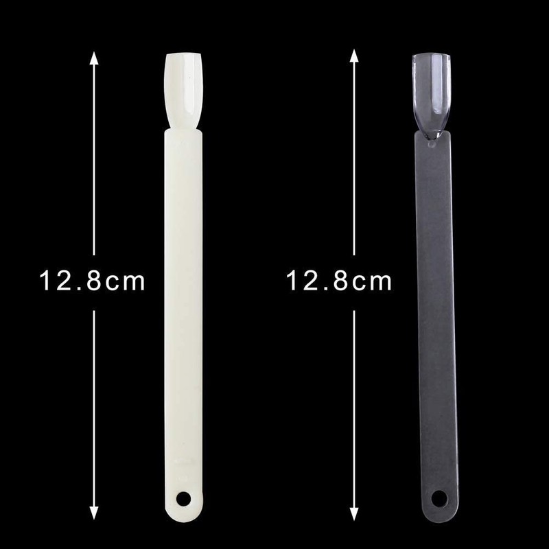 Beuniar Nail Swatch Sticks with Ring for Nail Polish Color