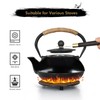 RekRang Longevity Crane Cast Iron Teapot, Japanese Style Tetsubin Tea
