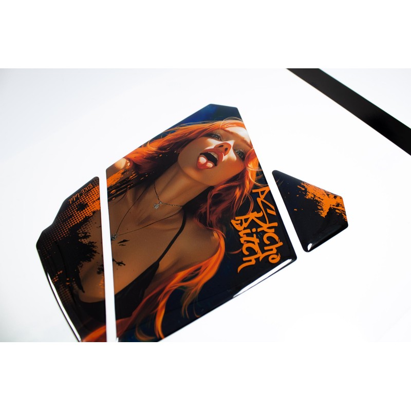 Tankpad Protective Motorcycle Gel Pad 3D Psycho B Cute Woman