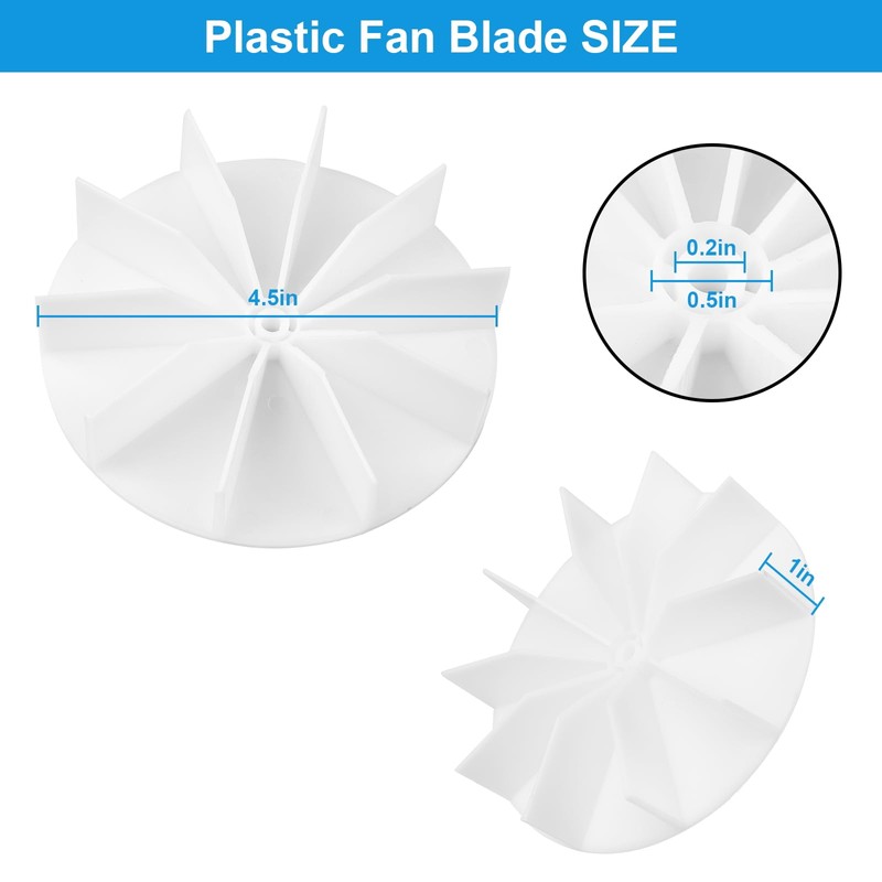 Siasky Universal Bathroom Vent Exhaust Fan Motor Replacement Motors Kit,