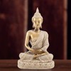 Haofy Meditando Estatua de Buda Sentado Estatua Talla de Buda