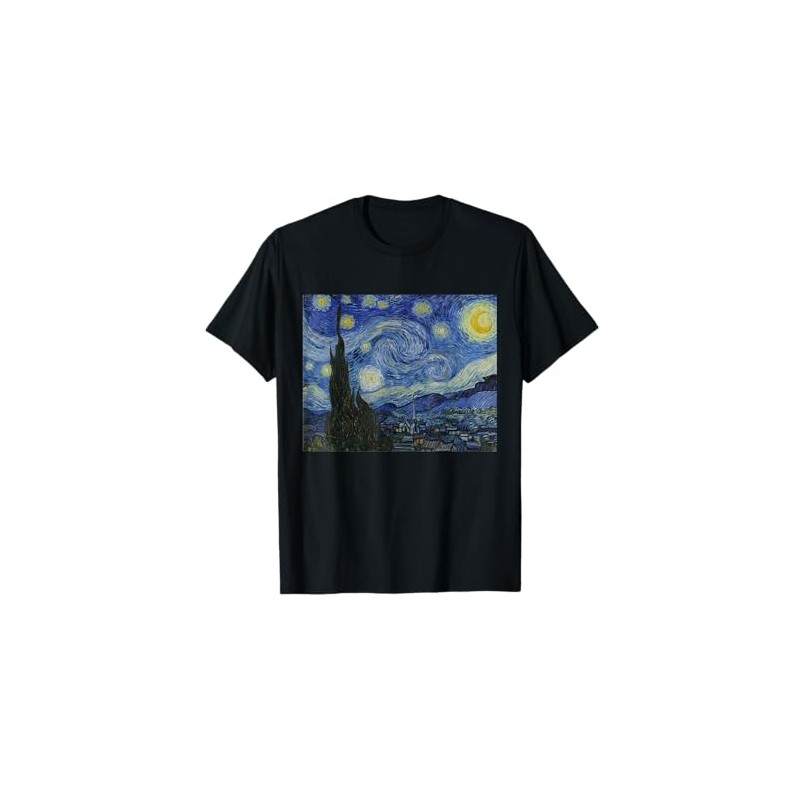 Notte Stellata di Vincent Van Gogh | Pittura Famosa Maglietta