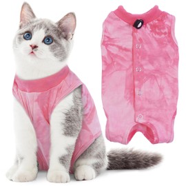 IECOii Cat Postoperative Clothes Cat Recovery Suit for Surgery, Alternative to Elizabeth Collar, Licking, Pet Postoperative Wear, Skin Protection, Wound Protection, Elizabeth Wear, Contraception,