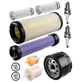 TIKSCIENCE Mower Maintenance Filter Kit Fit for John Deere Z915B Z915E Z930M Z710A Z720A Zero Turn Mower Replace MIA881446 M131802 M131803 AM125424 AM116304 XC92YC, Transmission Oil Air Filter