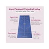 WiseLife TRU Alignment Yoga Mat + Strap, 6mm Extra Thick,
