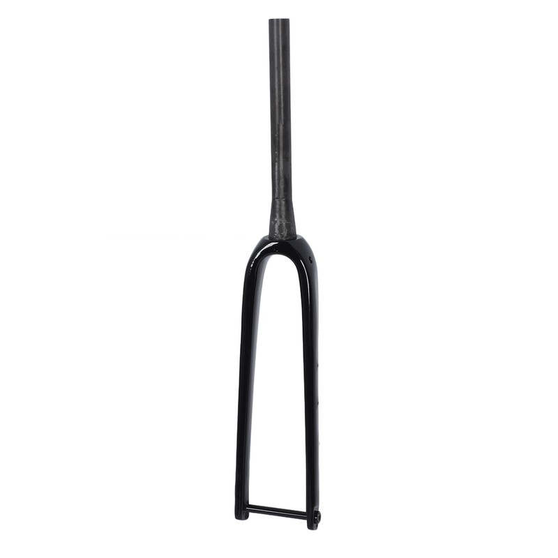 Road Bike Fork Carbon Fiber Hard Tapered Tube Lightweight Road