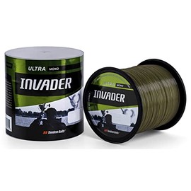 Tandem Baits 2-Pack Invader Ultra Mono Fishing Line for Fishing Rod, Fishing Accessories, Carp Rod, Nylon Line for Large Fishing, Carp Accessories, Professionals & Hobby Anglers, 12 m, 331 mm, Olive