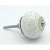 G Decor Crackle Ceramic Door Knobs Cupboard Pull Door Handles