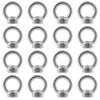 GIVIHGETI Pack of 13 Ring Nuts M6, 304 Stainless Steel