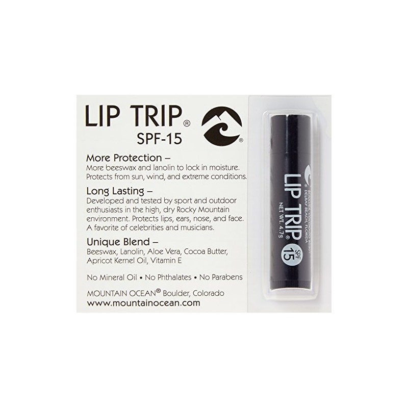 Mountain Ocean Lip Trip SPF 15, Pack of 12