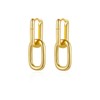 HEEYA Earrings Gold Hoop Earrings Silver 925 Post Earrings Gold-Plated