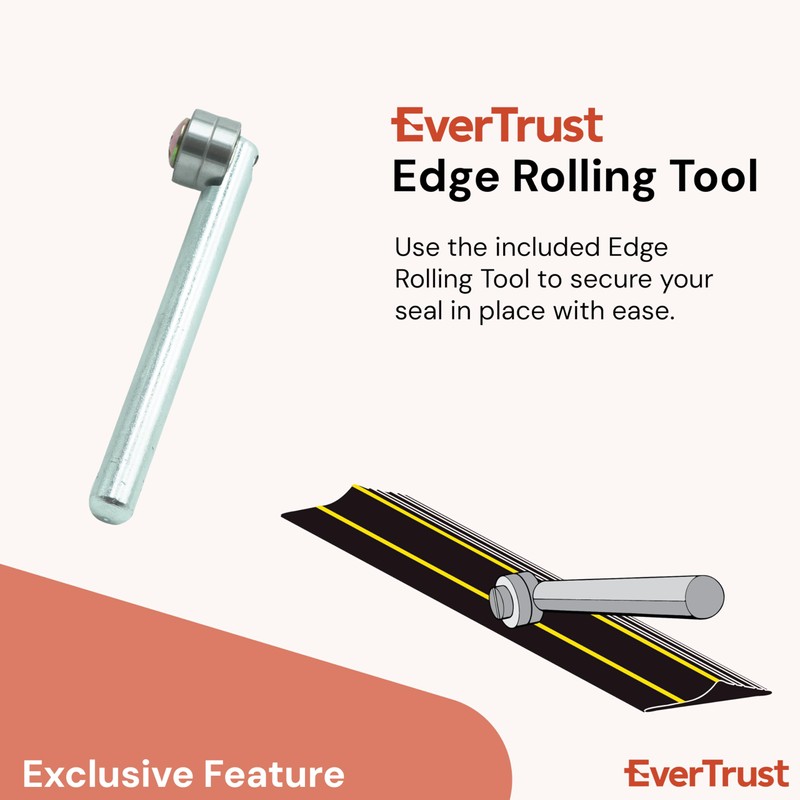 EverTrust Garage Threshold Seal Strip. Weatherproof EPDM Rubber Strip Replacement
