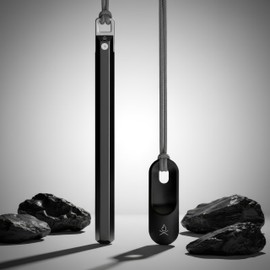 überleben | Hexå PRO Ferro Rod Fire Starter Survival Tool – Up to 26,000 Strikes, 1/2" Thick Hexagon Fire Steel with Striker & Lanyard – Waterproof Camping Essentials (Standard Black)