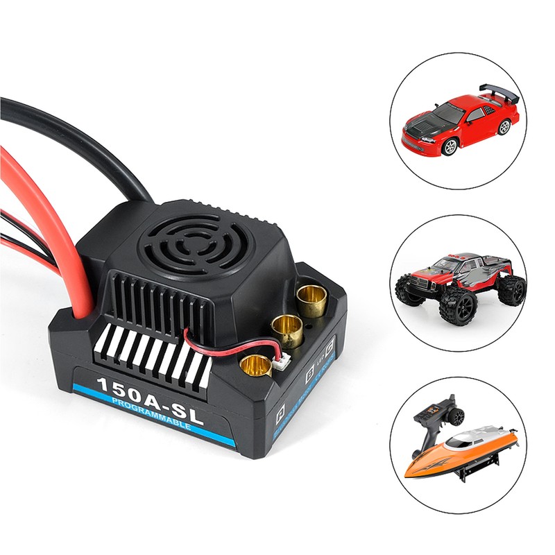 150A Brushless ESC Waterproof Dustproof BEC 5A 5.8V Electronic Speed