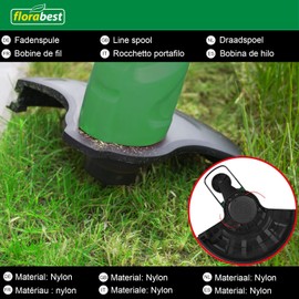Replacement Grass Trimmer Spool FRT 450 A1, FRT 430/10, FRT 430, FRT 500/8 with Automatic Double Line, Pack of 3
