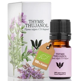 SANICULA Thyme Oil - 100% Pure Thyme Thujanol Essential Oil, 5 ml Organic Thyme Oil | Naturally Distilled Essential Oil | Thyme Oil for Inhaling | Organic Essential Oils for Cosmetics