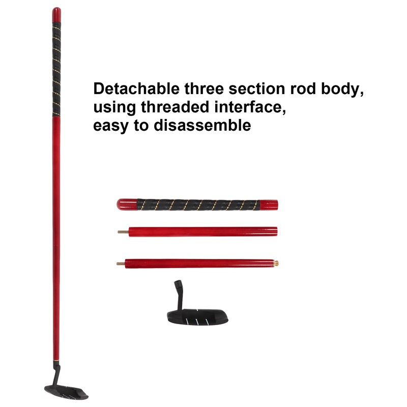 Portable Golf Putting Gift Set 3 Section Golf Putter Practice