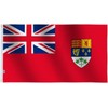 Outdoor/Indoor Old Canada Red Ensign Flag 3X6 Ft Banner Screen