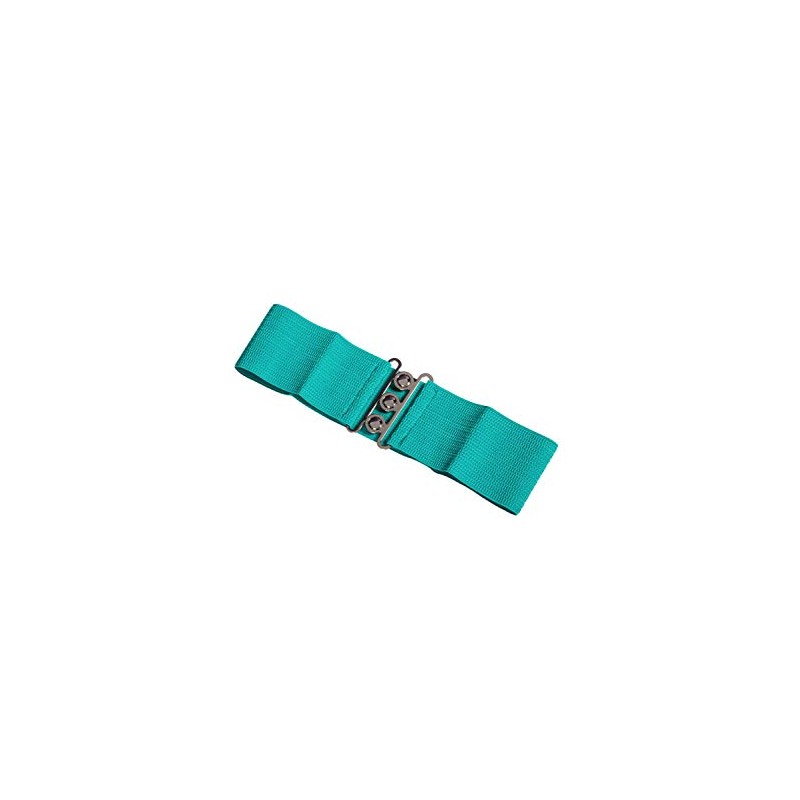 Banned Retro Vintage 1950's Elasticated Wide Nurse Belt - Aqua