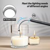 VEHHE Electric Lighter with 360° Flexible Neck, Flameless Windproof Long