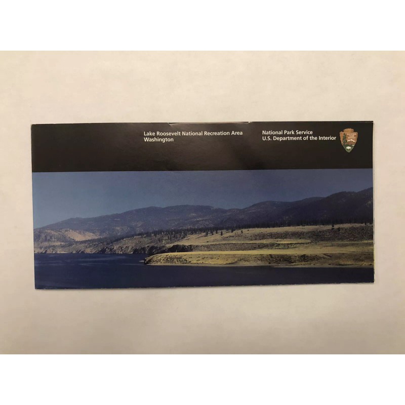 Lake Roosevelt National Recreation Area Park Unigrid Brochure Map NEWEST