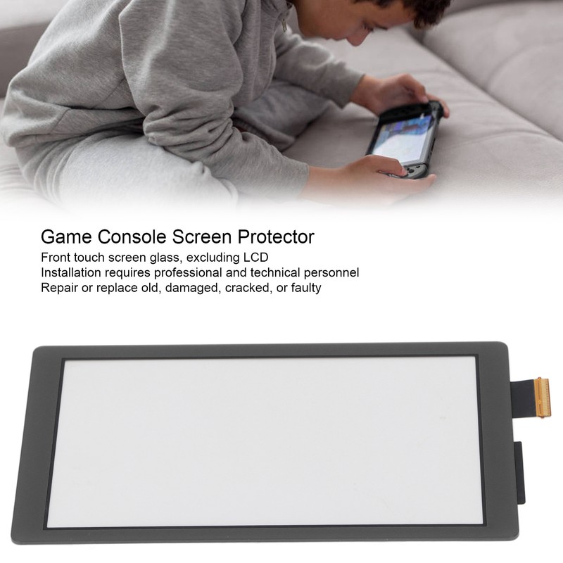 Touch Screen Glass for Switch Lite Replacement Front Outer Panel