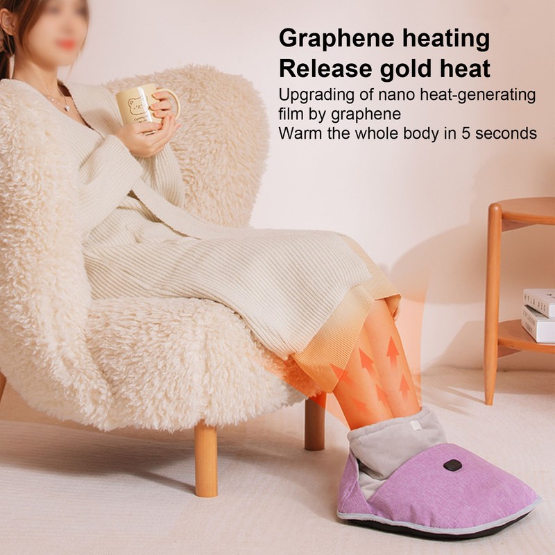 Foot Warmer Intelligent Three Speed Temperature Control Usb Charging Simulation
