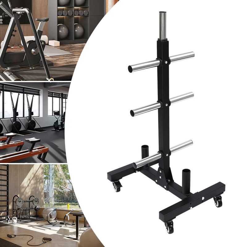 Olympic Weight Rack Plate Tree 1102.3lbs Strong Load-bearing Weight Plate