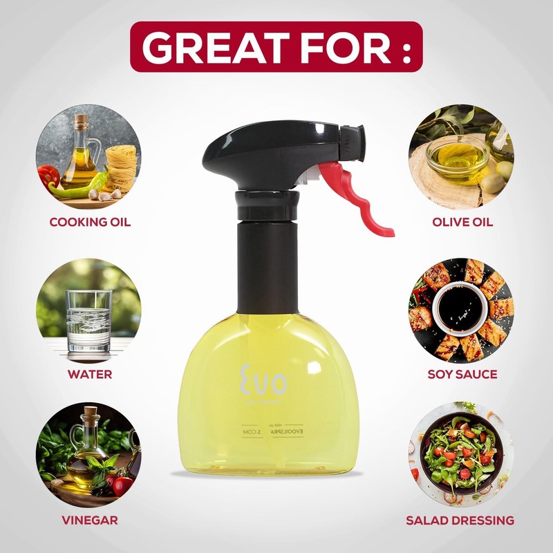 Evo Oil Sprayer Minis, Non-Aerosol for Olive, Cooking Oils, and