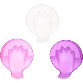 SHOWERORO 3 Cuencos para Remojar Uñas de Plástico 3piezas para Protección en Camas de Bronceado y Experiencia de Spa de Manicura en Casa o Salón Color Aleatorio