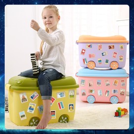 100pcs World Travel Stickers for Water Bottle, Cute Vinyl Travel Map Waterproof Decal for Girl Teen Adult Laptop Phone Skateboard Guitar Luggage Notebook Journaling(World Landmark)