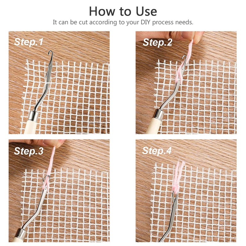 MAGICLULU Mesh Canvas Rug - Hooking Mesh & Canvas Rug