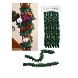 Pack of 10 Artificial Tree Christmas Garland Wire Ties - Green