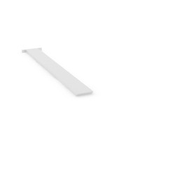 Iron Supports Hidden Island Countertop Support Bracket - Heavy Duty Brackets for Granite Countertops - Steel Kitchen Island Support Brackets (White - 26 Inch)