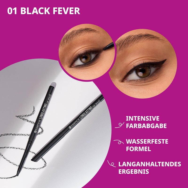 Essence Long-Lasting Eye Pencil, Kajal