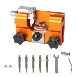 Traderight Portable Chainsaw Sharpener Jigs With 5 Grinding Head Tool Chain Saw Sharpening Kit