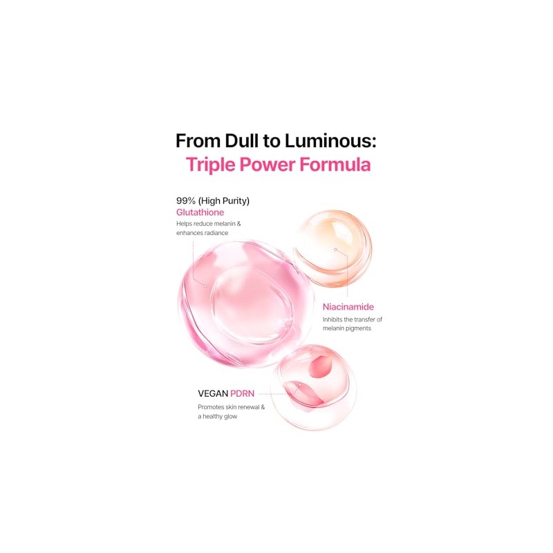 Snp PDRN+99% glutatión+niacinamida almohadillas de tóner facial | Almohadilla exfoliante